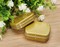 4 Pieces Metal Hinged Tin Box Rectangular Empty Small Hinged Tins Containers Storage Case for Pills Candies and Bead Earring Necklace Bracelet Jewelry Craft, Golden